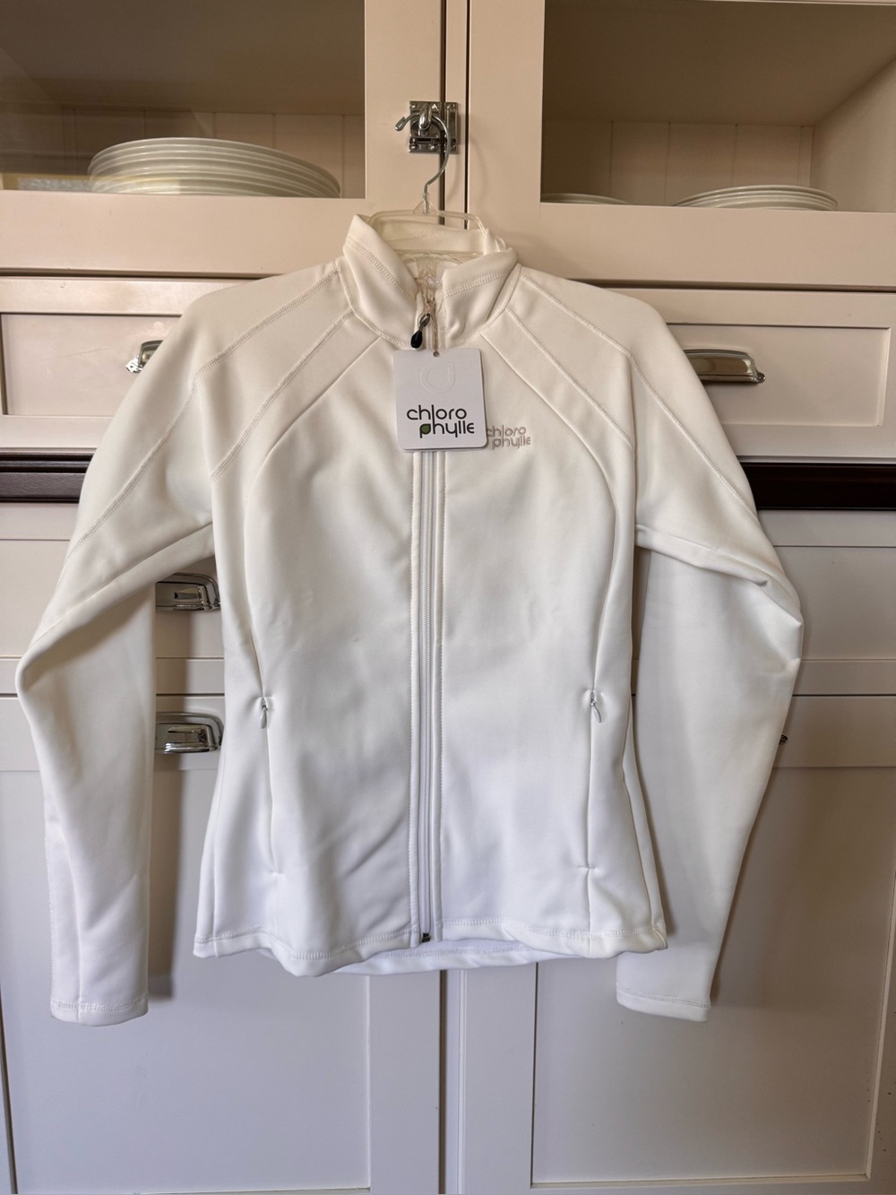 NWT Chlorophylle Ari Full Zip Jacket in Bone. Sz Small